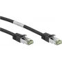 Goobay CAT 8.1 paigalduskaabel, S/FTP (PiMF), must, 25 m - LSZH halogeenivaba, vask AWG 24 (66729)
