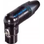 Neutrik XLR-pistikupesa, nurkne Pooluste arv: 3 Must NC3FRX-B 1 tk (NC3FRX-B)