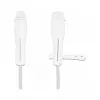 DeLOCK tolmukate USB USB-C isasele ja Apple Lightning isasele pistikule, komplekt 2 tk, valge