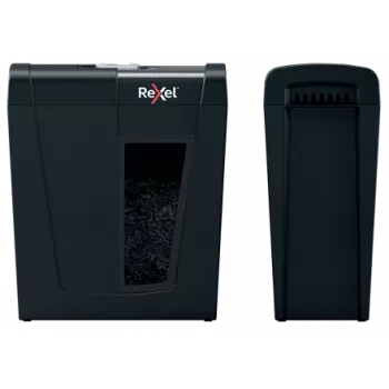 Paberihundi REXEL Secure X8 — ristlõige P-4, 4x40 mm, mahutavus 8 lehte, 14 l prügikast, must
