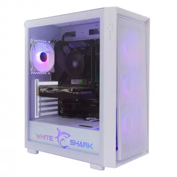 Arvutikorpus White Shark GCC-2401 Warhead-3 ATX valge