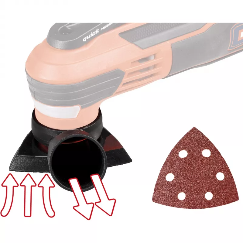 Multi-tool Einhell TE-MG 350 EQ 350 W Must Punane Ostsillatsiooninurk 3°
