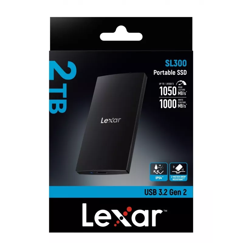 Väline pooljuhtketas Lexar 2TB SSD USB USB-C 3.2 Gen 2 LSL300002T-RNBNG