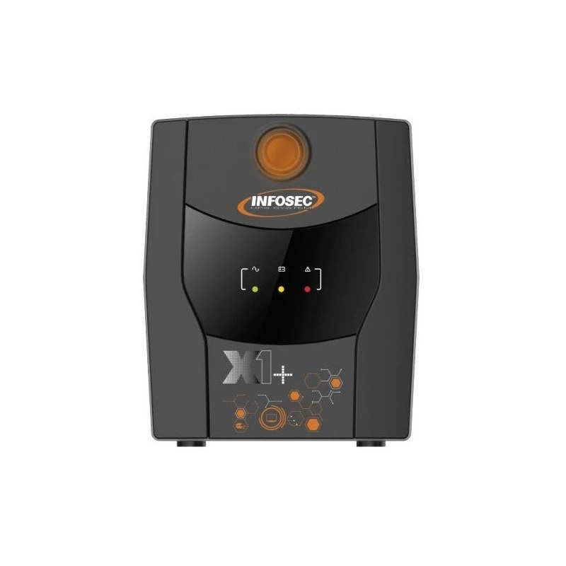 Infosec UPS liin-interaktiivne INF_661147 1300 VA / 720 W, 6x IEC C13, AVR, USB, torn, must
