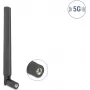 Mitmesuunaline 3,3–5,0 GHz antenn DELOCK SMA-pistikuga 4,7 dBi kaldega liigendiga must