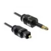 Toslink audio kaabel DeLOCK 82876 2m Mini-TOSLINK Must