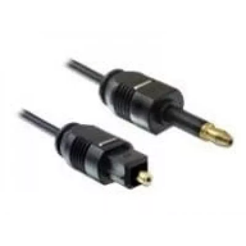 Toslink audio kaabel DeLOCK 82876 2m Mini-TOSLINK Must