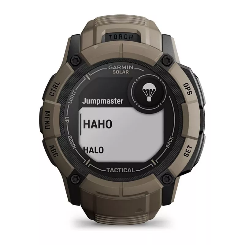Garmin Instinct 2X Solar Tactical Edition 2,79 cm (1,1) MIP 50 mm Digitaalne 176 x 176 pikslit Puuteekraan Roheline GPS (satelliit)