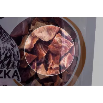 Koerte treeningpreemiad Hilton Treaning Treats Duck 80 g — pardimaitselised pehmed treeningsuupisted