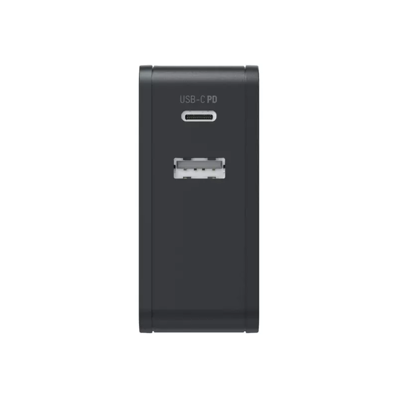 ANSMANN 247PD - Toiteplokk - 45 W - 4700 mA - PD, QC 3.0 - 2 väljundporti (USB, USB-C) - Must (1001-0095)