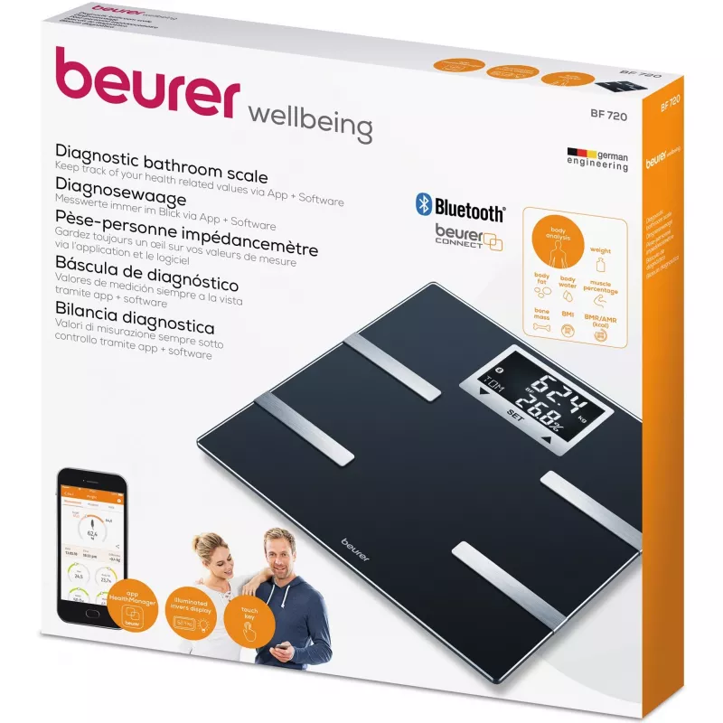 Kõhunnalüüsi kaal Beurer BF720 BT