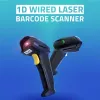 Qoltec 1D Laser Barcode Reader | USB | Must