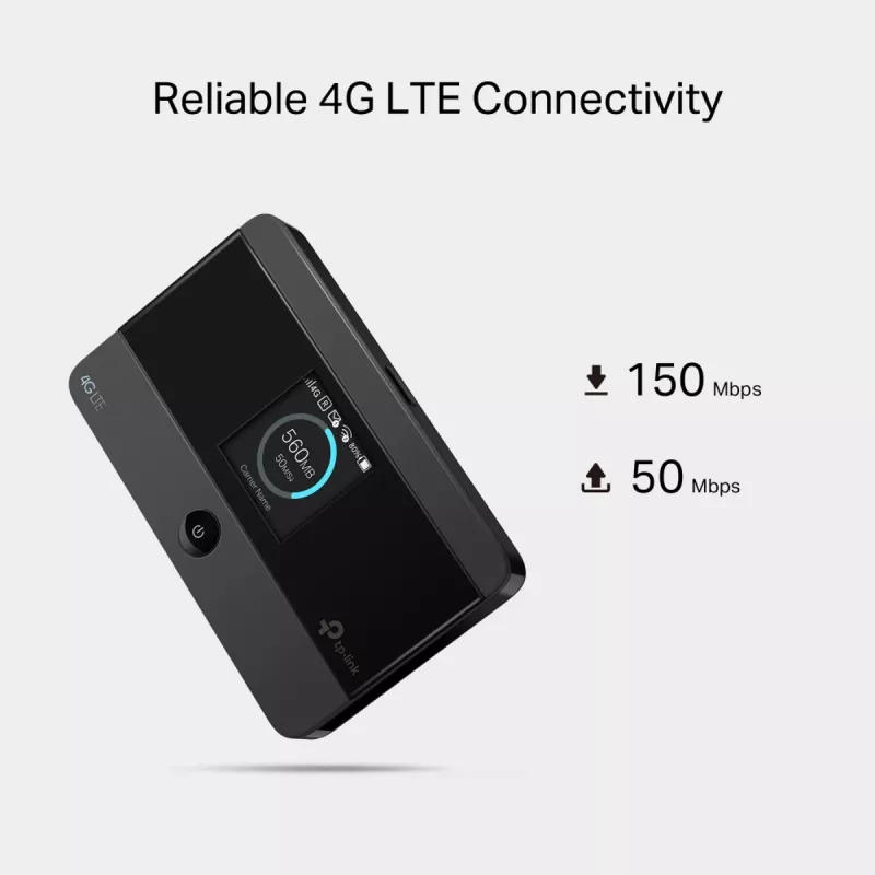4G LTE mobiilne Wi-Fi-ruuter TP-LINK M7352 150Mbps — kaasaskantav kuumkoht microSD-pesaga