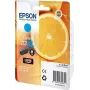 Tindikassett Epson C13T33624010 Originaal tsüaan, 8,9 ml, mahutavus 650 lehekülge, 1 tk