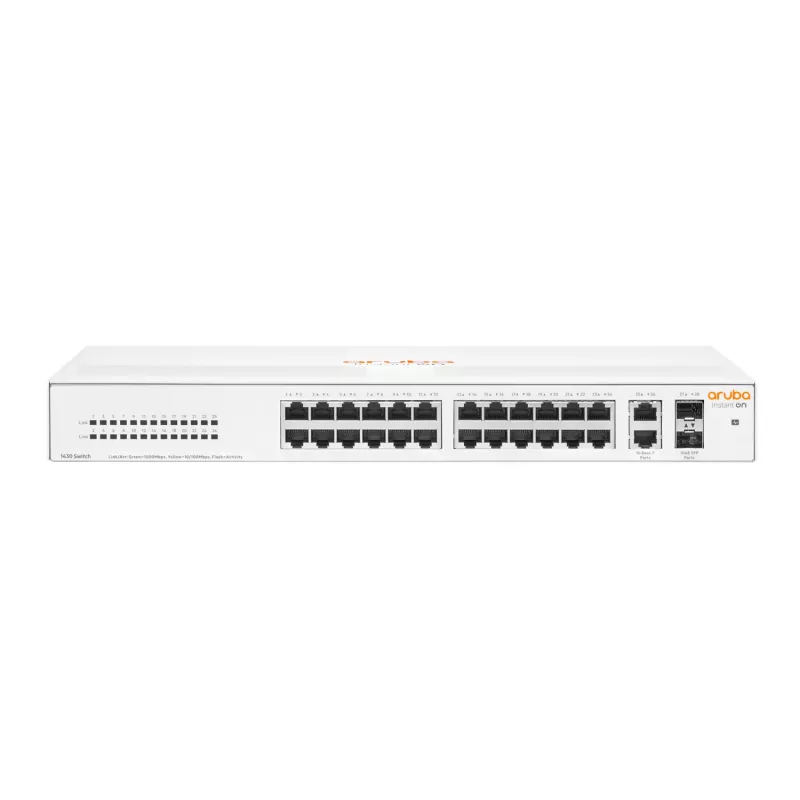 HPE Aruba Networking Aruba Instant On 1430 26G 2SFP haldamatu L2 Gigabit Ethernet (10/100/1000) 1U