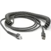 Datalogic USB-kaabel USB-kaabel, tüüp-A, spiraalne, 3,6 m (CAB-467)