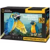 3D pusle cubicfun Sini-koldpapagoid, 88 tükki, mudel 306-DS1097H