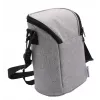Termokott Olympia BT 50 — must/hall, tõmblukk, 225×170×110 mm