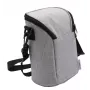 Termokott Olympia BT 50 — must/hall, tõmblukk, 225×170×110 mm