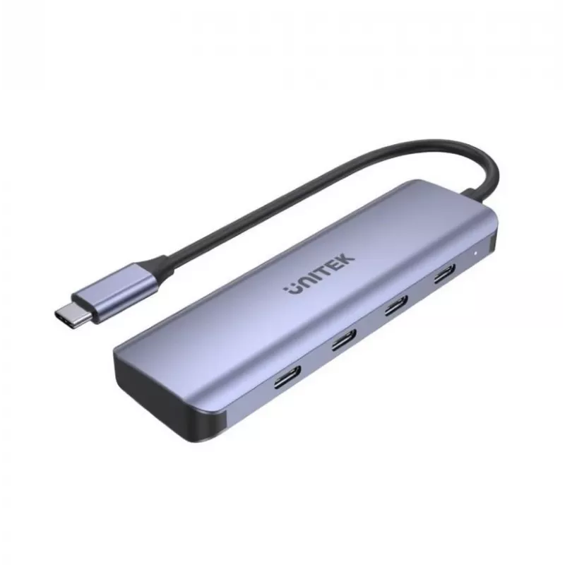 UNITEK uHUB Q4 USB-jaotur USB-C 5000 Mbit/s Hall