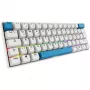 Sharkoon SGK50 S4 klaviatuur Kodu USB QWERTZ Saksa Valge 60% RGB LED