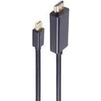 Videokaabli adapter Mini DisplayPort HDMI ShiverPeaks BS10-53035