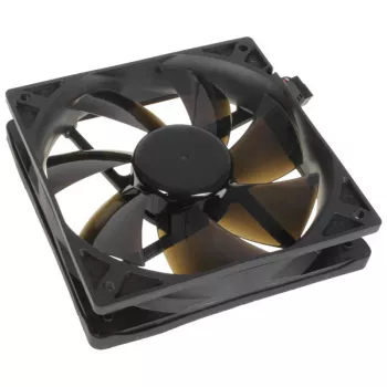 Arvutikorpuse ventilaator NoiseBlocker MustSilentPro PLPS 120 mm, 1500 RPM, 100 m³/h, 4,5 V, must