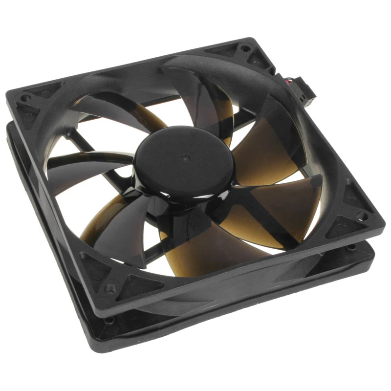 Arvutikorpuse ventilaator NoiseBlocker MustSilentPro PLPS 120 mm, 1500 RPM, 100 m³/h, 4,5 V, must