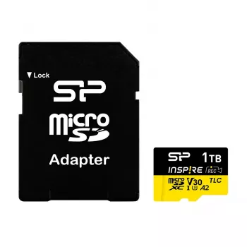 Mälukaart Silicon Power Inspire 256 GB MicroSDXC V30 UHS-I U3 A2 4K + adapter (SP256GBSTXLA2V1NSP)