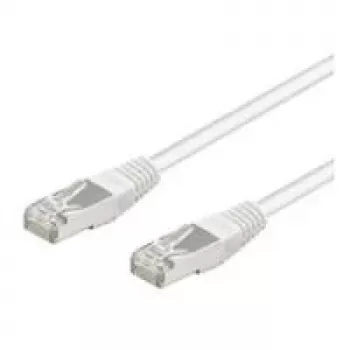 Wentronic Goobay CAT 5e paigalduskaabel, SF/UTP, valge, 1 m - CCA vasegu (93479)