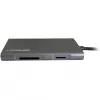 Sülearvuti dokk LC-Power LC-HUB-C-MULTI-5 USB 3.2 Gen 1 USB-C juhtmega