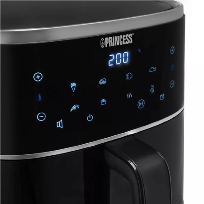 Princess | Digitaalne õhkfritüür | 182238 | Võimsus 1350 W | Maht 4 L | Must