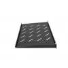 Riiul Extralink SHELF 1U 19-tolliste seinakappide jaoks, 1U, 300 mm, must, metall