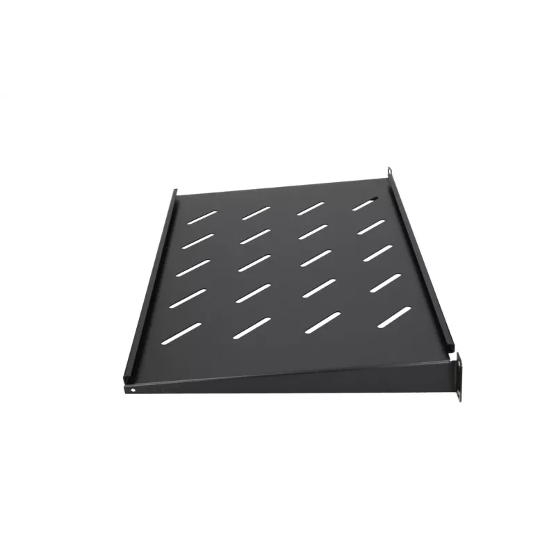 Riiul Extralink SHELF 1U 19-tolliste seinakappide jaoks, 1U, 300 mm, must, metall