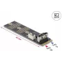 M.2 Key B SATA 7-kontaktilisele adapterile (vertikaalne) DELOCK 64290