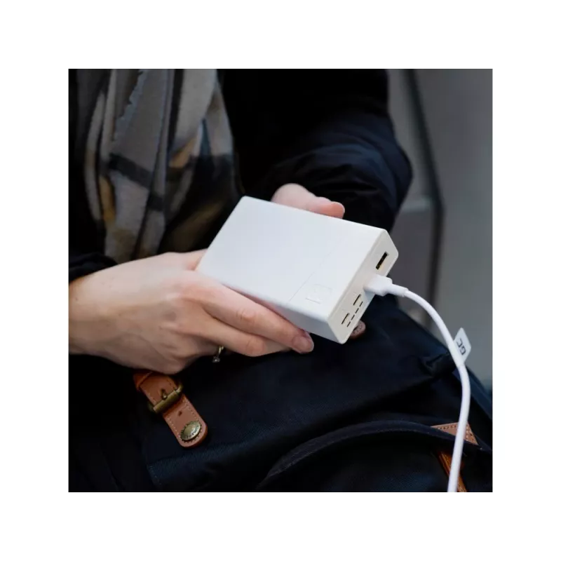 Green Cell Powerbank 20000mAh 22.5W Valge PowerPlay20s 3x USB-C PD QC 3.0