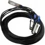 Mikrotik XQ+BC0003-XS+ InfiniBand/fiiberoptiline kaabel 3 m QSFP28 4x SFP28 Must