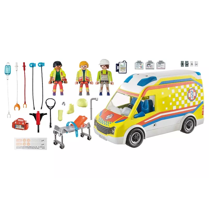 Playmobil 71202 City Life kiirabi valgus- ja heliefektidega mänguasi sobib vanusele 4+ üksik
