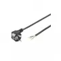 Toitekaabel Goobay CEEE 7/7 Must 5 m CEE7/7 96034 WENTRONIC