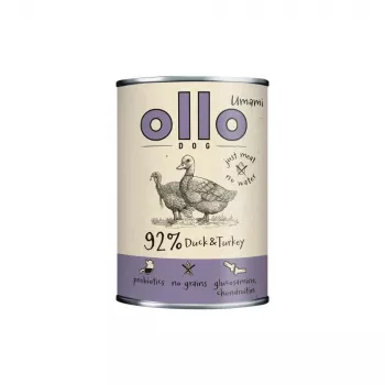 OLLO Umami Pardiliha ja kalkun – märg koeratoit – 850 g
