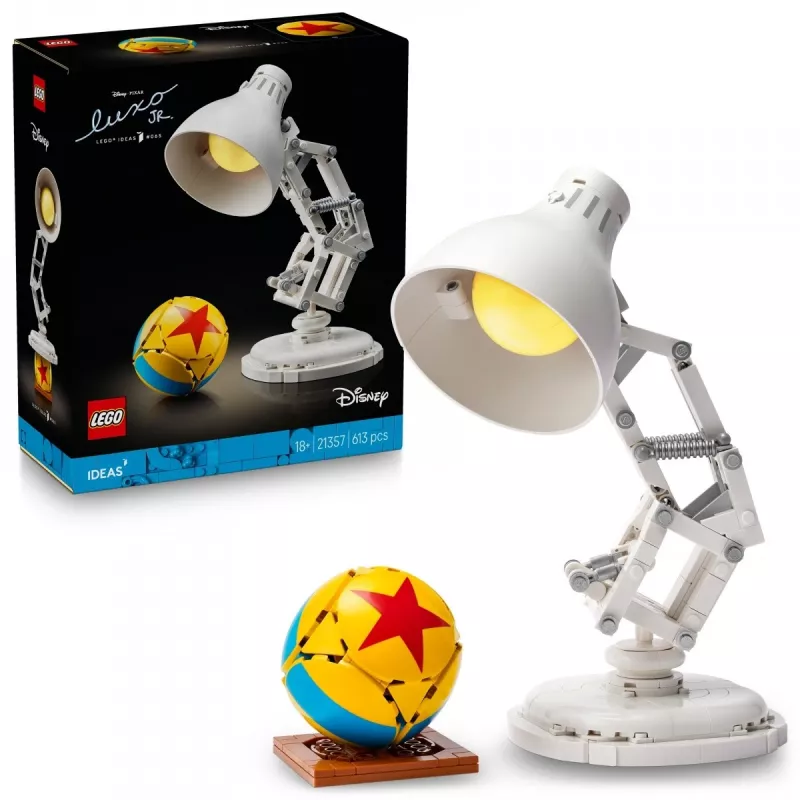 Ehitusmänguasi LEGO Ideas mudel 21357 — Luxo Jr., 613 osa, 290×140×110 mm