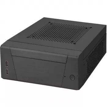 SilverStone MILO ML10 - USFF - Mini-ITX - toiteplokita - must - USB/Heli (SST-ML10B)