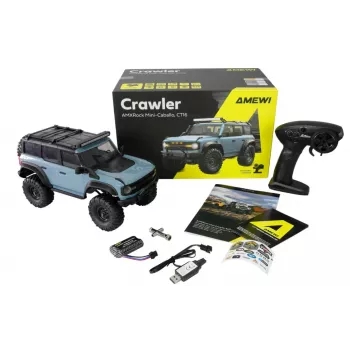 Amewi RC crawler Mini-Cabalo AMXRock 4WD 1:16 RTR — mõõtkavas 1:16, nelikvedu, sõiduvalmis