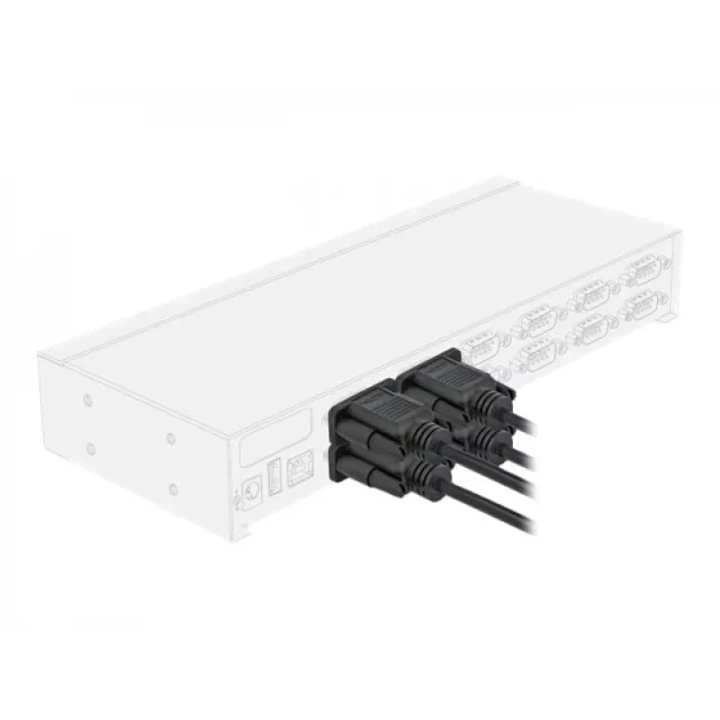 Jadakaabel DeLOCK 86605 Must 2m RS-232 Sub-D9