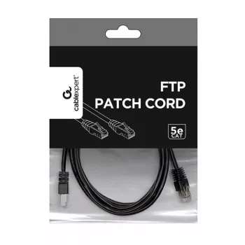 Patchikaabel CAT5E Ftp 2M/PP22-2M/BK Gembird