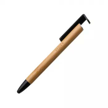 Pliiats koos pliiatsi, puutepliiatsi ja alusega FIXED FIXPEN-BA Bamboo — 3-ühes pliiats, puutetundliku ekraani pliiats ja integreeritud lauaalus