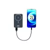 Akupank Port Designs 907005 10000 mAh juhtmevaba laadimisega must
