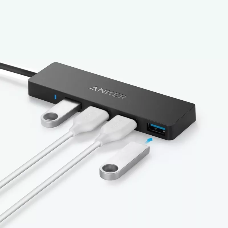 USB-jaotur Anker Innovations A7516016 USB 3.2 Gen 1 Type-A 5000 Mbit/s Must