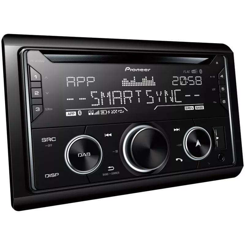 Automeediavastuvõtja Pioneer FH-S820DAB Must 200 W Bluetooth