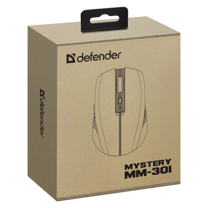 hiir DEFENDER MYSTERY MM-301 RF+BT lilla 1600dpi 6P